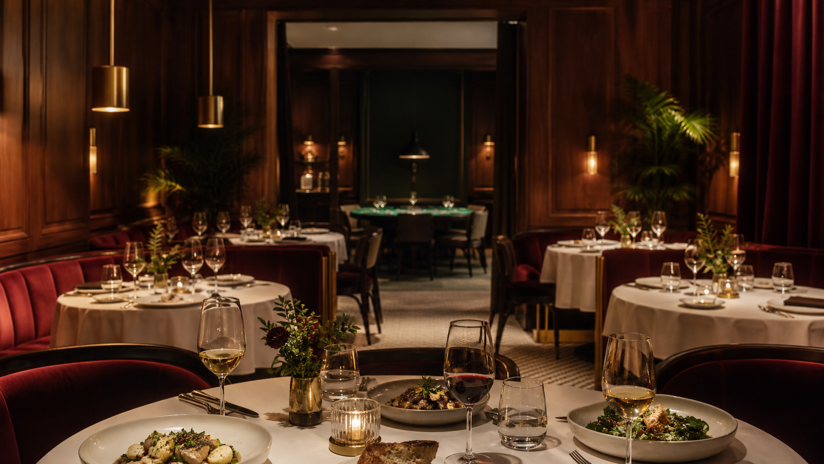 Wnętrze restauracji Stół i Smak